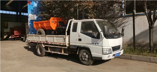 陜西潼關2噸電動三輪車發貨