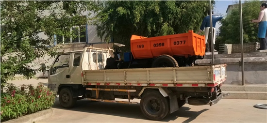 朱陽2噸電動三輪車發貨